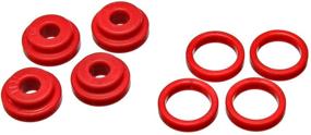 img 1 attached to Enhance Shifting Performance with Energy Suspension 5.1102R Shifter Bushing Set for Mitsubishi