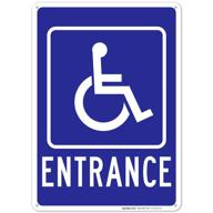 handicap entrance aluminum professional graphics easy occupational health & safety products logo