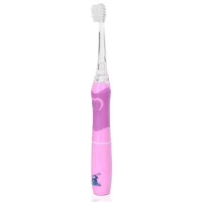 img 4 attached to 🦷 ToiletTree Products Poseidon Kids Sonic Toothbrush with LED Lights, Pink