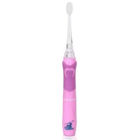 img 3 attached to 🦷 ToiletTree Products Poseidon Kids Sonic Toothbrush with LED Lights, Pink