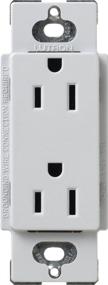 img 2 attached to 🔌 Lutron SCR20-PD Colors Receptacle in Palladium Finish