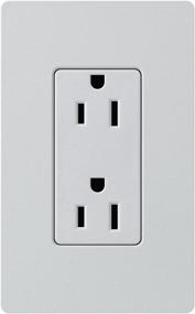 img 1 attached to 🔌 Lutron SCR20-PD Colors Receptacle in Palladium Finish