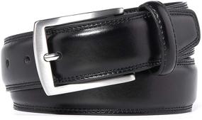 img 3 attached to 🔝 High-ranking SEO: Fabio Valenti Casual Buckle Black Belts for Men's Accessories