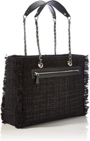 img 3 attached to GUESS EV767923 BLA Cessily Black Women's Handbags & Wallets for Totes