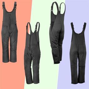 img 3 attached to 🏼 Stay Dry and Warm with Sportneer's Insulated Waterproof Overalls for Boys