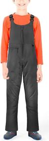 img 4 attached to 🏼 Stay Dry and Warm with Sportneer's Insulated Waterproof Overalls for Boys