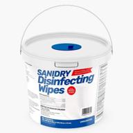 🧼 rosmar sanidry disinfecting wipes: 300 count, epa approved, unscented, white, nonabrasive - ideal for health facilities, schools, industrial, household cleaning logo