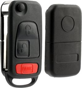 img 3 attached to Enhance Your Car Security with the KeylessOption Replacement Keyless Entry Remote Fob Flip Key Shell Case