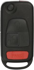 img 1 attached to Enhance Your Car Security with the KeylessOption Replacement Keyless Entry Remote Fob Flip Key Shell Case
