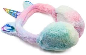 img 2 attached to 🦄 Magical Unicorn Earmuffs: Cozy Winter Ear Warmers for Girls, Kids, and Adults