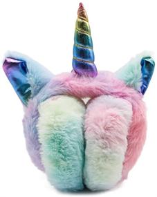 img 4 attached to 🦄 Magical Unicorn Earmuffs: Cozy Winter Ear Warmers for Girls, Kids, and Adults
