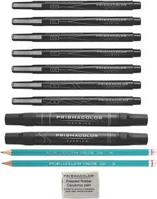 img 3 attached to 🖌 Prismacolor 2023754 Premier Hand Lettering Kit with Illustration Markers, Art Markers, Pencils, Eraser, Tips Guide - 13 Count