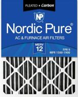 nordic pure 14x24x1pm12c 6 pleated furnace logo