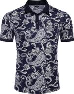 👔 sleeve paisley floral printed men's shirts by coofandy logo