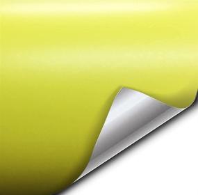 img 4 attached to 🎨 VViViD Matte Yellow Vinyl Wrap Film Roll: DIY No Mess Installation, Air-Release Adhesive (1ft x 5ft)