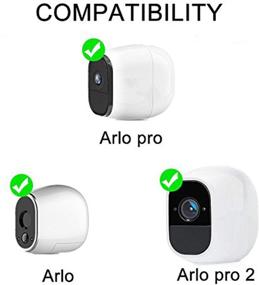 img 3 attached to 📷 Secure Your Arlo Cameras with Haoyou Mount Wall Mount (2 Pack Silver) – Compatible for Arlo/Arlo Pro/Arlo Pro2 Security Wall Mount
