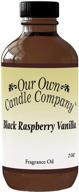 🕯️ our own candle company fragrance oil, black raspberry vanilla, 2 oz: enchant with our exquisite aroma logo