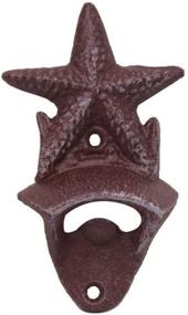 img 3 attached to Hampton Nautical Rustic Mounted Starfish