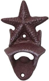 img 4 attached to Hampton Nautical Rustic Mounted Starfish