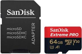 img 3 attached to 📷 High-Performance 64GB SanDisk Extreme Pro 4K Memory Card for GoPro Hero 6, Fusion, Hero 5, Karma Drone, Hero 4, Session, Hero 3, 3+, Hero + Black - UHS-1 V30 64G Micro SDXC with Everything But Stromboli Card Reader