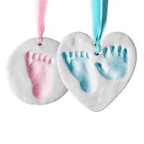 img 4 attached to 🎁 Personalized Baby Handprint and Footprint Kit: Perfect Baby Shower Gifts and Nursery Decor Keepsakes for Baby Boys and Girls