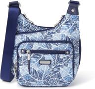 🌸 сумки и кошельки baggallini classic floral для женщин с защитой от rfid – включены стильные плечевые сумки! логотип