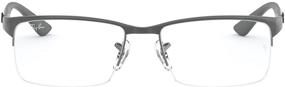 img 4 attached to Ray Ban RX8411 Eyeglasses Matte Gunmetal