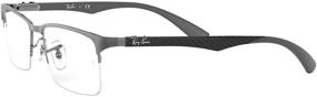 img 2 attached to Ray Ban RX8411 Eyeglasses Matte Gunmetal