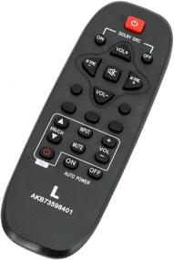 img 2 attached to AKB73598401 LG Soundbar Remote Control: Replacement for NB2020A, NB2022A, NB2030A Sound Bar Audio System