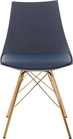 img 1 attached to 🪑 Oakley Mid-Century Modern Bucket Chair: Stylish Navy Seating by OSP Home Furnishings