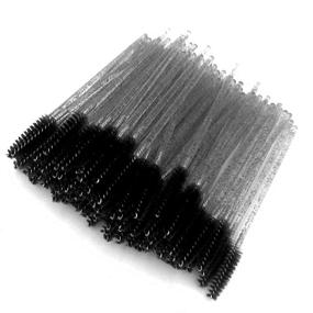 img 3 attached to GreenLife 50 Pcs Disposable Crystal Eyelash Brush Wands - Mascara & Eyebrow Applicator Set (Crystal Black)