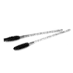 img 2 attached to GreenLife 50 Pcs Disposable Crystal Eyelash Brush Wands - Mascara & Eyebrow Applicator Set (Crystal Black)