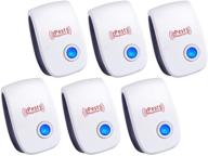 bontiga ultrasonic pest repeller (6-pack) - indoor plug-in device to 🐜 repel mosquitoes, bed bugs, cockroaches, spiders, mice, bats, birds, flies, fleas, and rodents. logo