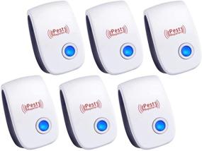 img 4 attached to BONTIGA Ultrasonic Pest Repeller (6-Pack) - Indoor Plug-in Device to 🐜 Repel Mosquitoes, Bed Bugs, Cockroaches, Spiders, Mice, Bats, Birds, Flies, Fleas, and Rodents.