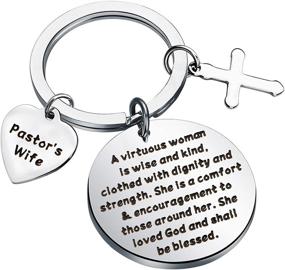 img 4 attached to BAUNA Appreciation Encouragement Keychain Ministers