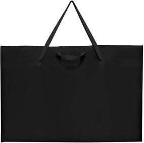 img 4 attached to 🎨 ZKOO Large Size Art Portfolio Tote: Durable Storage Bag for 24"x36" Student Art Work, with Nylon Shoulder Strap