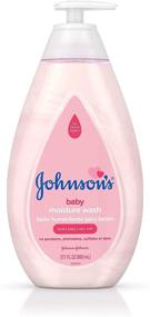 img 4 attached to 👶 Johnson's Baby Body Moisture Wash - Gentle, Sulfate-Free, Tear-Free, Hypoallergenic Baby Wash, 27.1 fl. oz