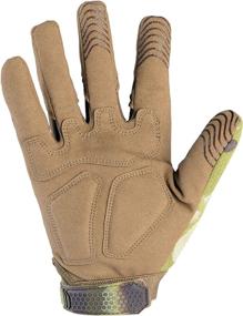 img 2 attached to 🧤 Motorcycle Protective Gloves: AXBXCX Camouflage Full Finger Gloves