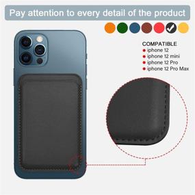 img 1 attached to Elctman Magnetic Leather Compatible Compatible1 2 Cell Phones & Accessories