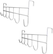 6 hooks organizer decorative hanging bathroom industrial hardware logo