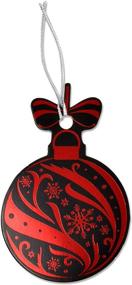 img 1 attached to Set of 120 Stylish Christmas Gift Tags with Attached Ribbons