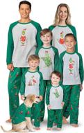 🎄 soft holiday grinch pajamagram - family christmas pajamas in gray logo