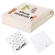 👶 premium sublimation blank baby receiving blanket and soft towels set - ideal for newborns logo