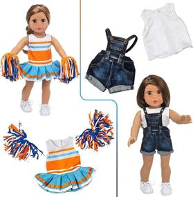 img 2 attached to 🎀 Ecore Cheerleader Clothing and Accessories - Fun and Stylish!