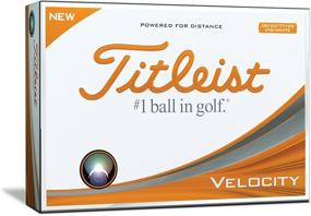 img 4 attached to 🏌️ Enhanced Visibility for Your Golf Game: Titleist Velocity Visi Golf Ball for Men – White, One Size