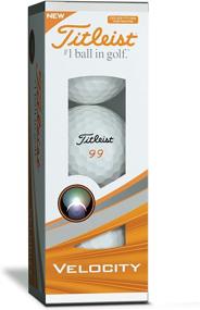 img 3 attached to 🏌️ Enhanced Visibility for Your Golf Game: Titleist Velocity Visi Golf Ball for Men – White, One Size