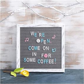 img 1 attached to 📝 Felt Letter Board Pouches Letters: Stylish & Functional Storage Solution