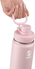 img 2 attached to 22 Ounce Blush Takeya Actives Insulated Water Bottle with Spout Lid