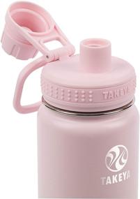 img 3 attached to 22 Ounce Blush Takeya Actives Insulated Water Bottle with Spout Lid