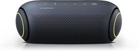 img 4 attached to 🔊 LG Dual Action Bass Portable Wireless Bluetooth Speaker - Black, Meridian Technology, Water-Resistant, 18 Hr Battery Life